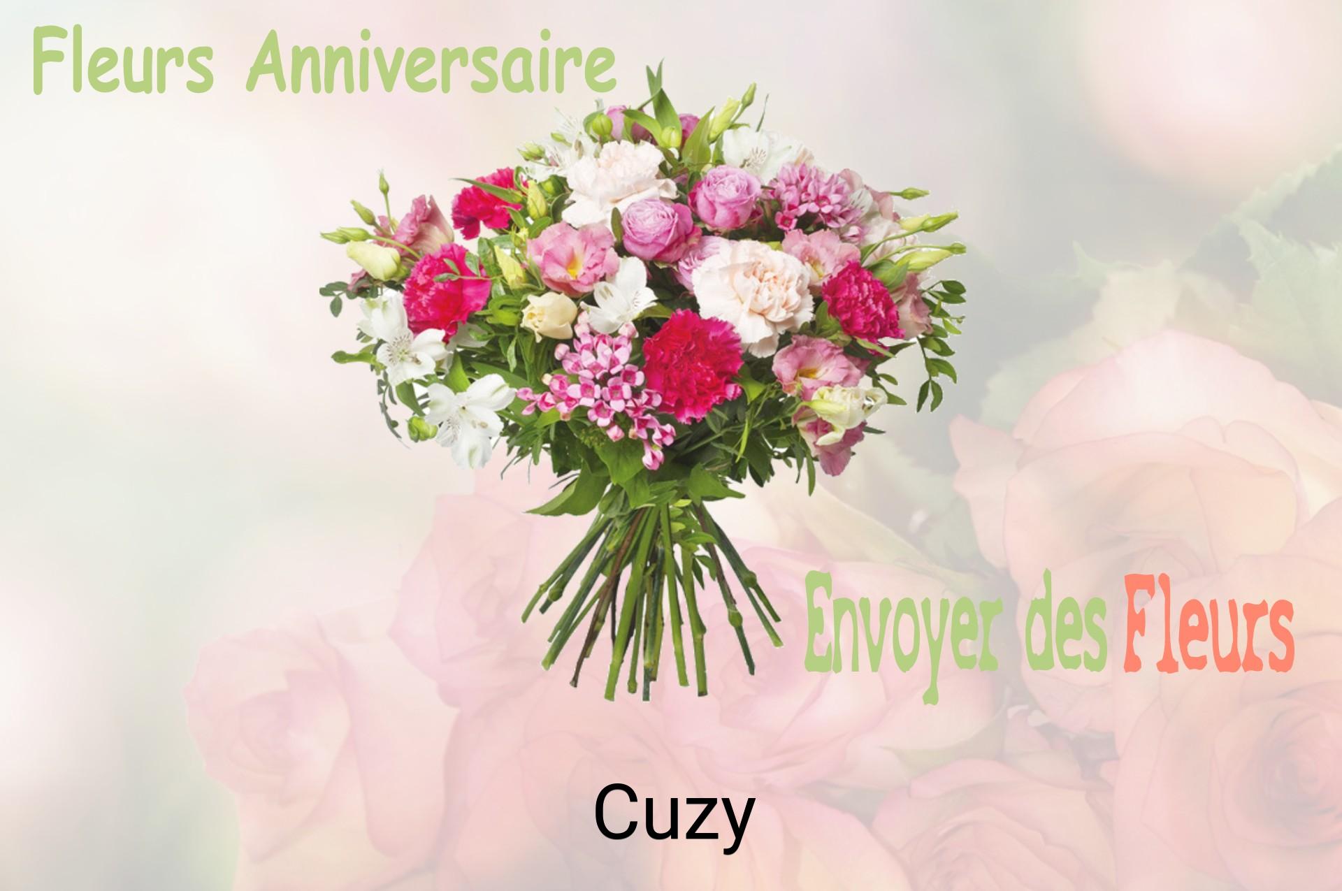 Bouquet de fleurs d’anniversaire livré à Cuzy